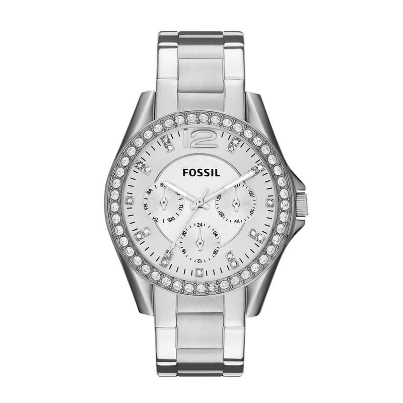 Fossil Women's ES3202 Riley Multifunction Stainless Steel Watch