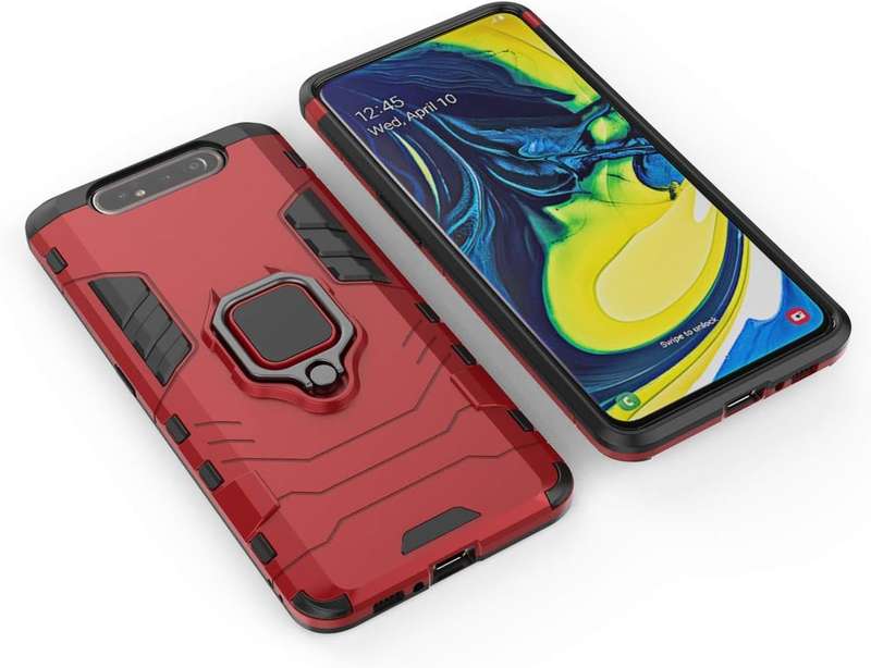 BestShare For Samsung Galaxy A80 Case with Screen Protector, Heavy Duty Armor Defender Anti-Slip Ant