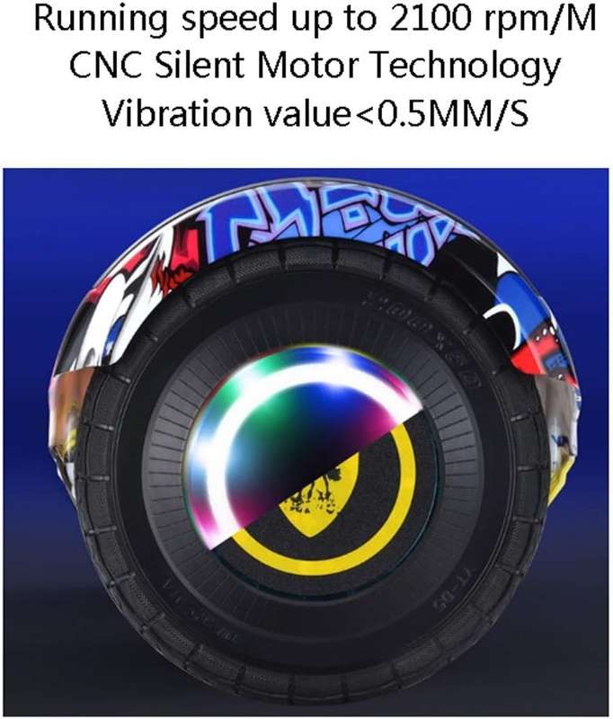 8" Hoverboard with Bluetooth Speaker and Led Lights