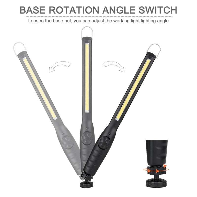 USB Rechargeable Work Light, Eyeshield COB Portable Work Lights with Magnetic Base