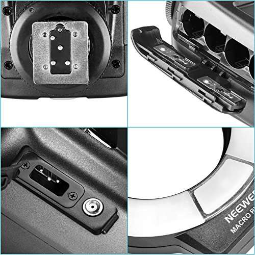Neewer Macro TTL Ring Flash Light with AF Assist Lamp for Nikon DSLR Camera such as D7200 D7100 D70