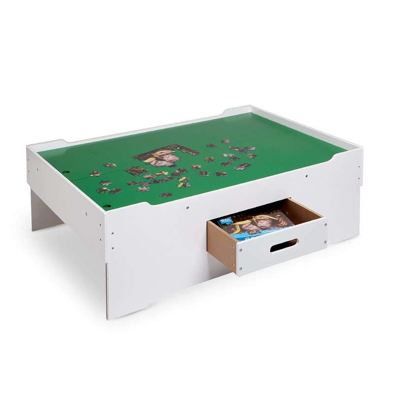 Melissa & Doug Deluxe Wooden Multi-Activity Play Table With Wooden Train Set