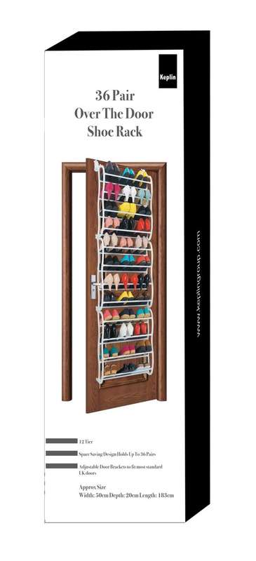 36 PAIR OVER DOOR SHOE RACK