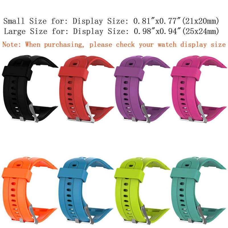 Garmin Forerunner 10/15, Soft Silicone Replacement Watch Band Strap for Garmin Forerunner 10/15 GPS