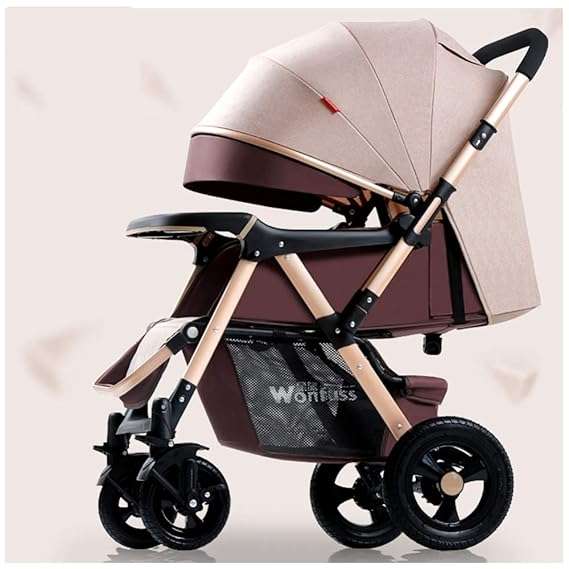Baby Pram / Stroller Belecoo Brand 2019 Model Khaki Color {Brand New }