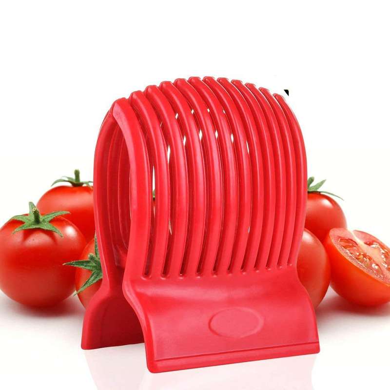 Tomato Slicer Plastic Fruits Cutter Tool