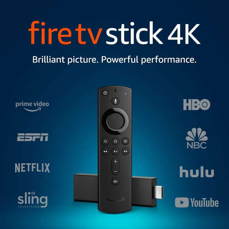 Fire TV Stick 4K Ultra-HD with Alexa Voice Remote, streaming media player