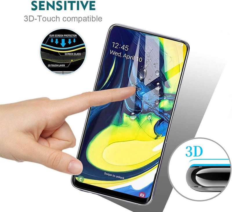 Superyong Samsung Galaxy A80 screen protector,Samsung Galaxy A80 tempered glass 9H Hardness Cryst
