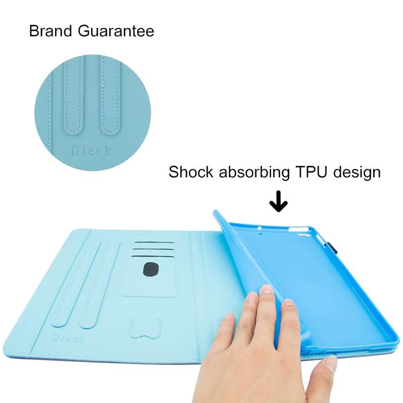 iPad 9.7 inch 2018 2017 Case/iPad Air Case/iPad Air 2 Case PU Leather Folio for Apple iPad 6th/5th G