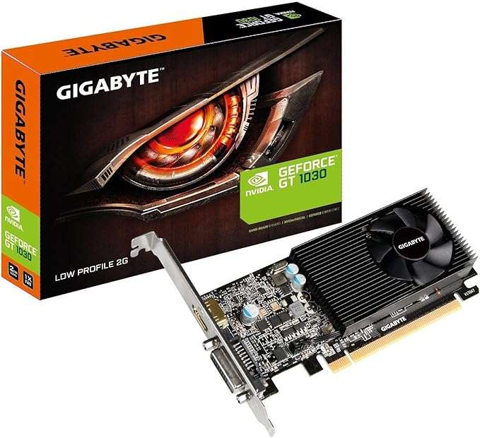 GIGABYTE nVidia GeForce GT 1030 2048 MB GDDR5 DVI-D/HDMI.