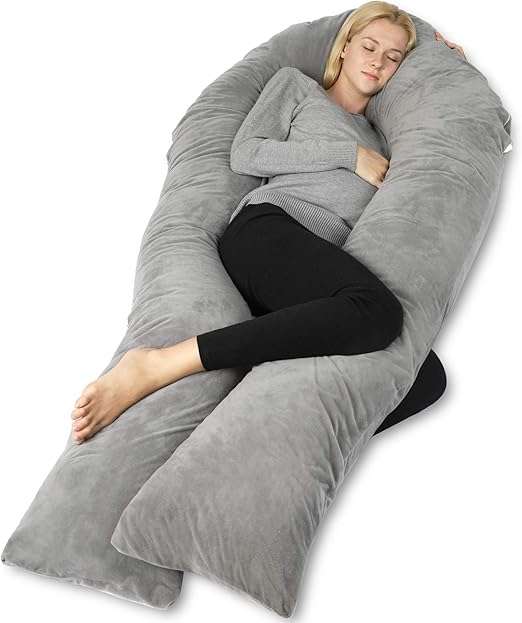 PREGNANT PILLOW (GREY)