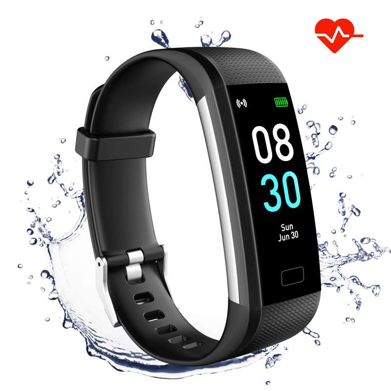 Fitness Tracker HR, Activity Tracker Watch with Heart Rate Monitor, IP68 Waterproof
