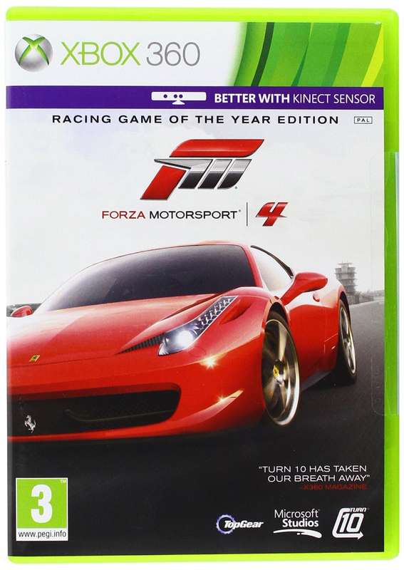 Xbox 360 Forza Motorsport 4 Racing Game Of The Year Edition / Original Product