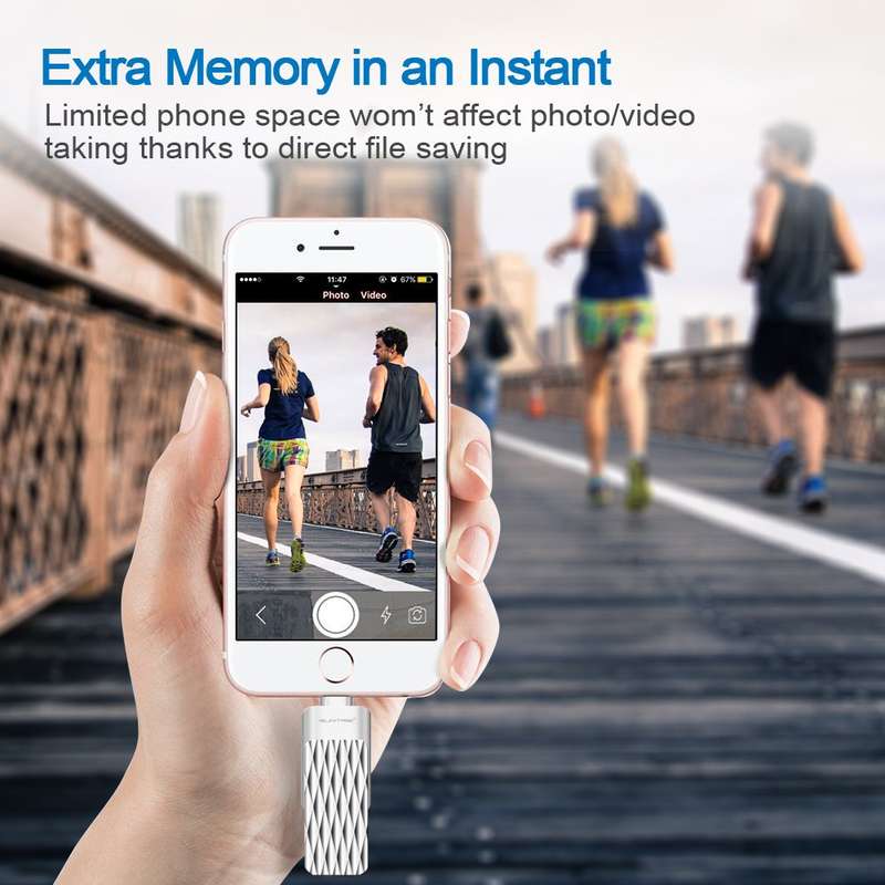 iPhone USB Flash Drive, 32GB Pen-Drive Memory Storage