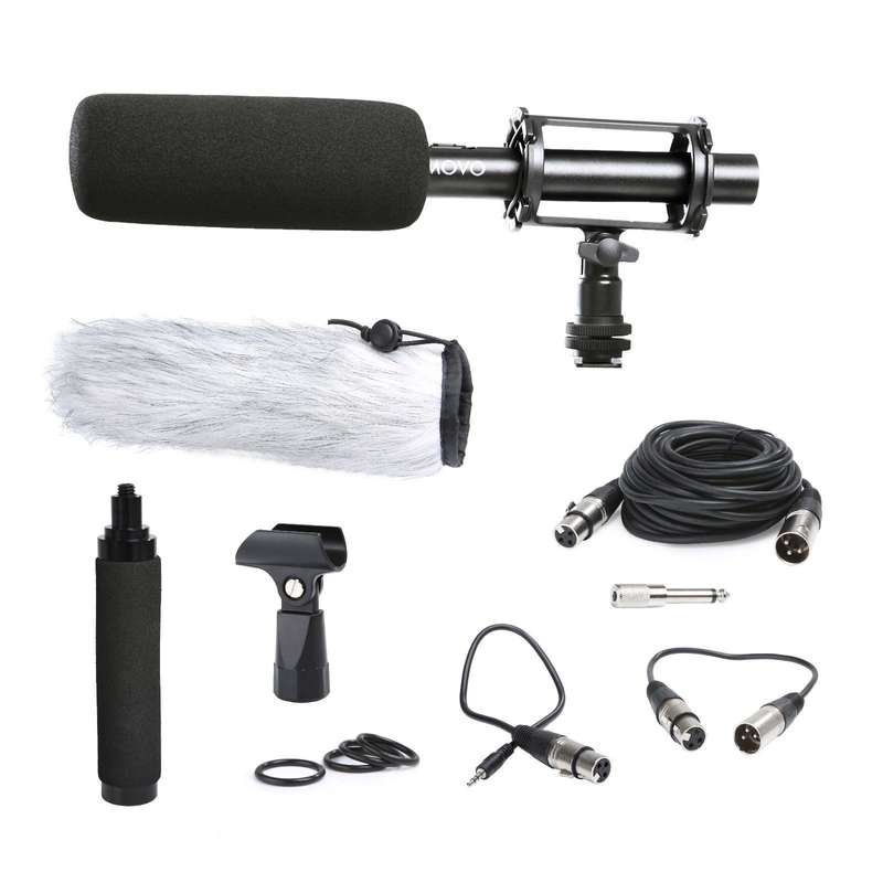 Movo Photo VXR100L Professional 15" Supercardioid Condensor Shotgun Video Mic...