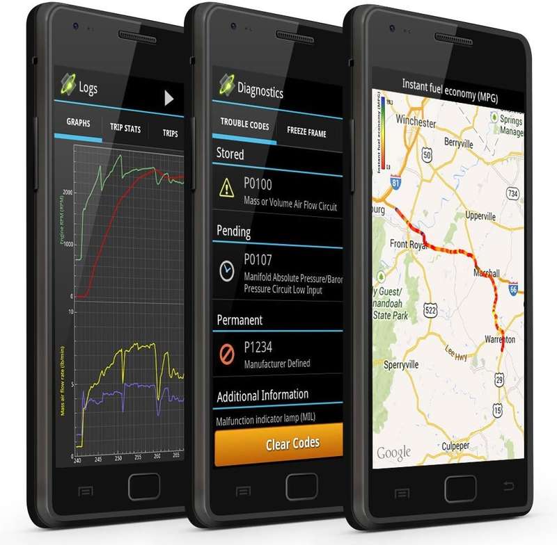 OBDLink LX OBD2 Bluetooth Scanner for Android and Windows