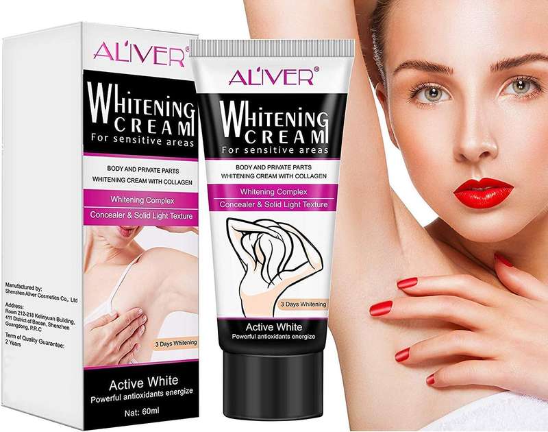 Underarm Whitening Cream, Effective Brightening Cream for for Armpit,Bikini Area,Necks,Hands,Elbows,