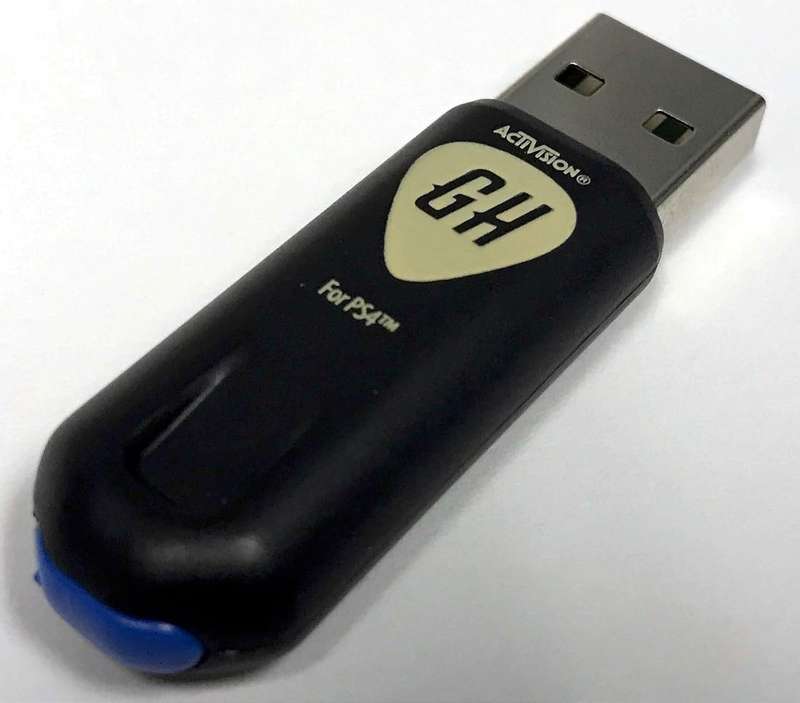 PS4 REPLACEMENT GUITAR HERO LIVE GUITAR USB DONGLE / BID TO WIN