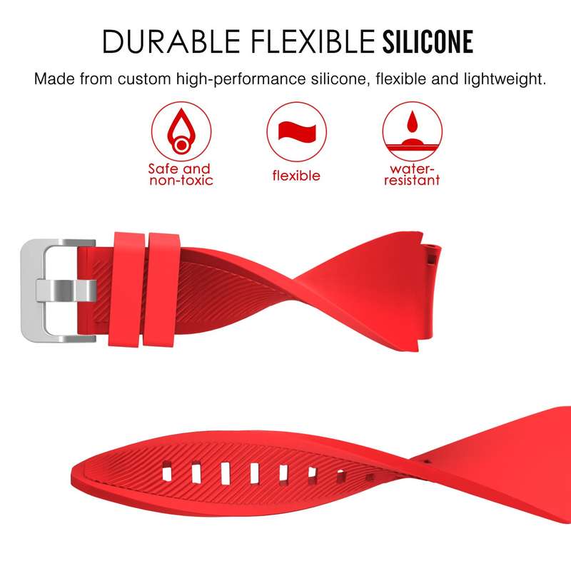 Gear S3 Frontier / Classic Watch Band  Soft Silicone Replacement Sport Strap for Samsung Gear S3