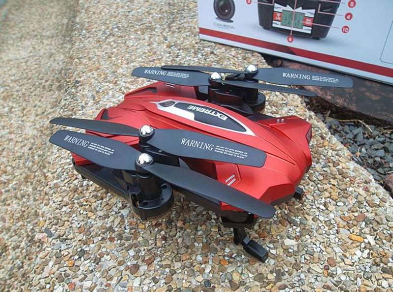 TK-110 EXTREME Drone with 720P HD Wi-Fi Camera Live Video Feed 2.4GHz 6-Axis Gyro RC Quadcopter RTF/