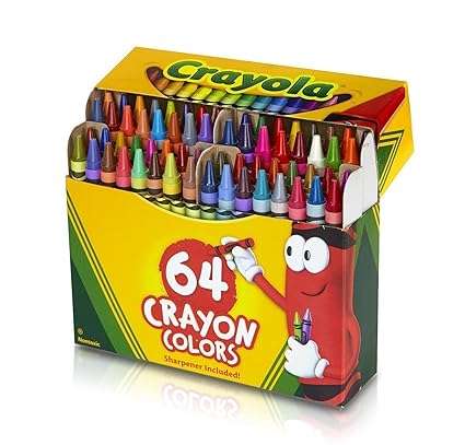 Crayola 2 PACK 64 Ct Crayons (52-0064)