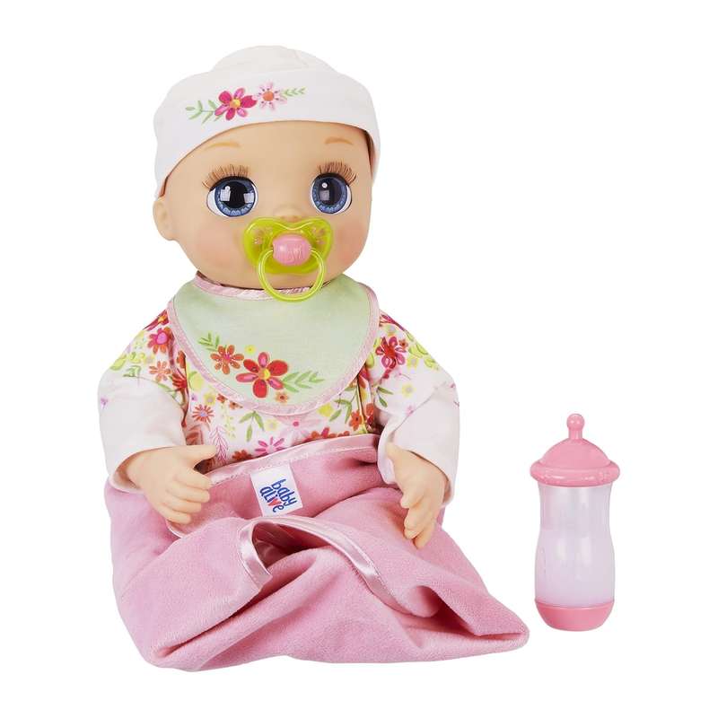 Baby Alive Real As Can Be Baby: Realistic Blonde Baby Doll, 80+ Lifelike Expressions, Movements & Re