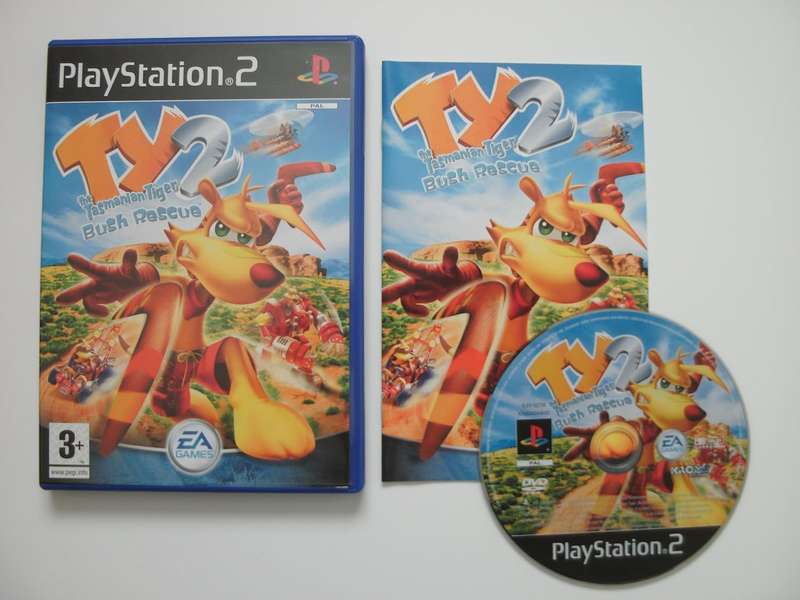 PS2 TY THE TASMANIAN TIGER 2 BUSH RESCUE / AS NEW / BID TO WIN