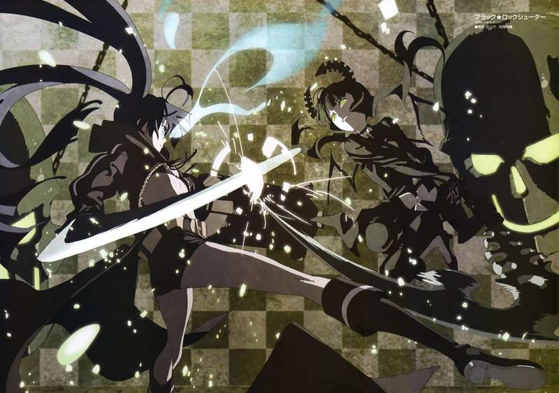 Black Rock Shooter and Dead Master, Pop Up Parade, set of two figures (unopened)