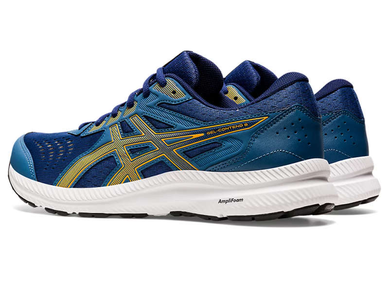ASICS GEL CONTEND 8 AZURE AMBER SNEAKERS