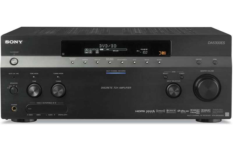 Sony STR DA5300ES 7.1 Channel 120 Watt Receiver Amplifier - POWERS ON BUT NO SOUND  - Salvage Stock