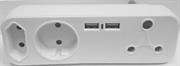 Noble Powerline Domestic 250V 5 Way Multiplug Adaptor