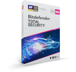 Bitdefender Total Security 2020 (5 Devices, 1 Year) - PC, Android, Mac, iOS - Key