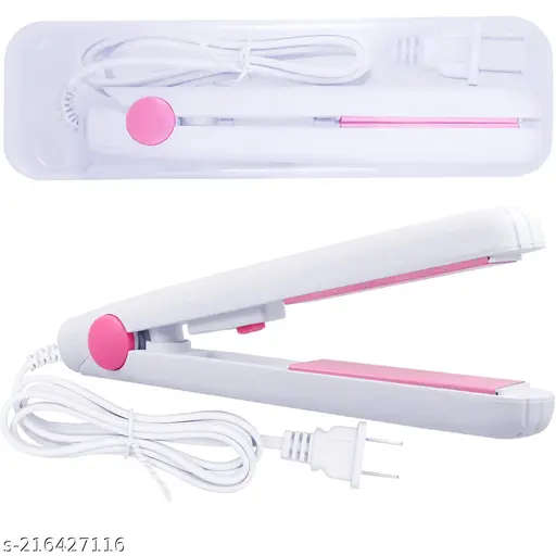 Mini Travel Hair Straightener - 2 Pack - White