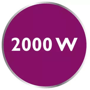 2000 W to heat up quickly