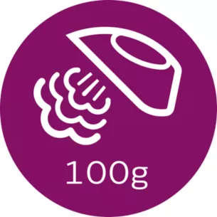 Up to 100 g steam boost blasts stubborn creases