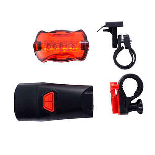 5W COB LED Bicycle Bike Cycling Front Rear Tail Light