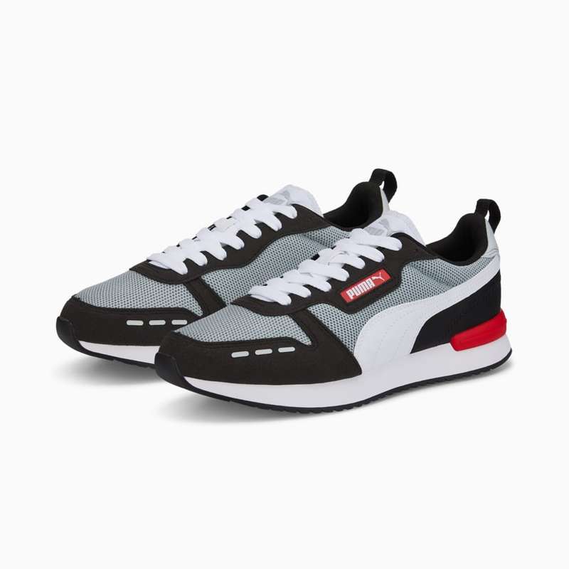 PUMA R78 GREY BLACK SNEAKERS