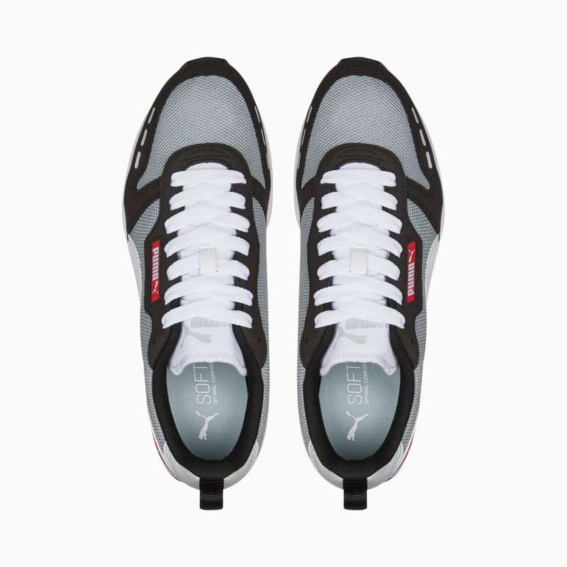 PUMA R78 GREY BLACK SNEAKERS