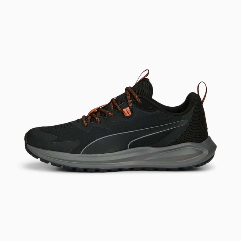 Puma Twitch Runner Black Grey Running Shoes