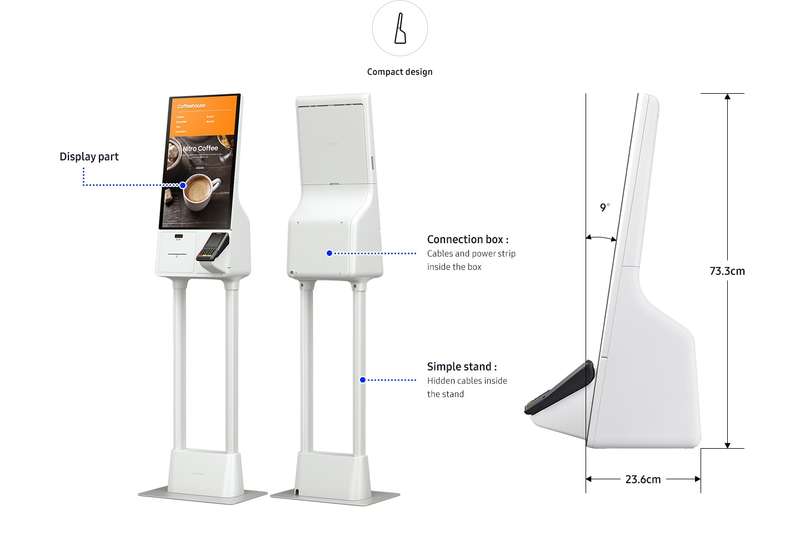 Compact and modern design
