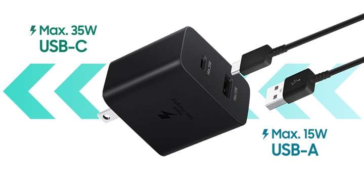 **BRAND NEW DEMO** GENUINE SAMSUNG SUPER FAST CHARGING 35W TYPE C CHARGER - GRAB IT 4RM JUST R199!!!