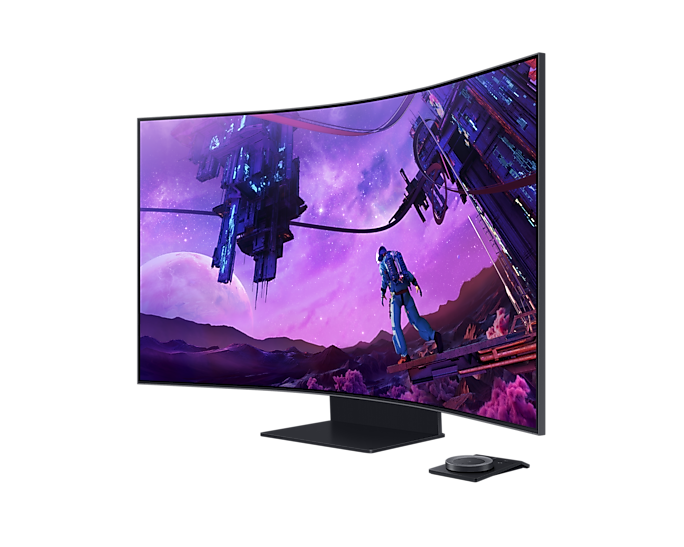 Samsung Odyssey Ark 55-inch 4K UHD 165Hz 1ms Curved Smart Gaming Monitor