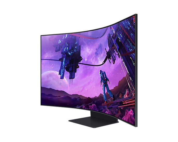 Samsung Odyssey Ark 55-inch 4K UHD 165Hz 1ms Curved Smart Gaming Monitor