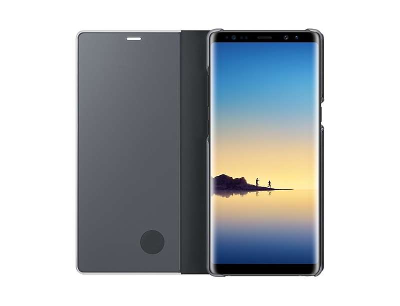 Samsung Galaxy Note8 Clear View Standing Cover - Black