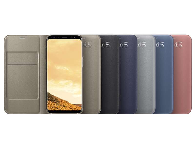 GALAXY S8 CLEAR VIEW OR LED VIEW COVER BLK ORIGINAL