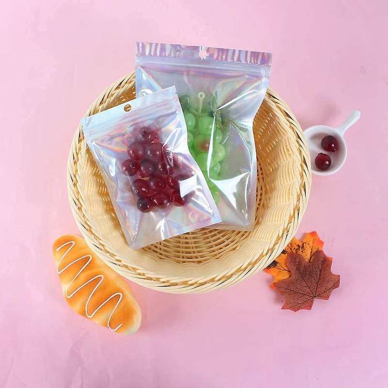 Aluminum Foil Bags 100pcs Resealable Bags for Party Food Storage B