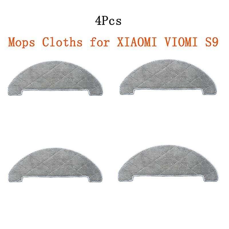4pcs Replaceble Mops Cloths Accessories Sets Parts for Xiaomi Viomi