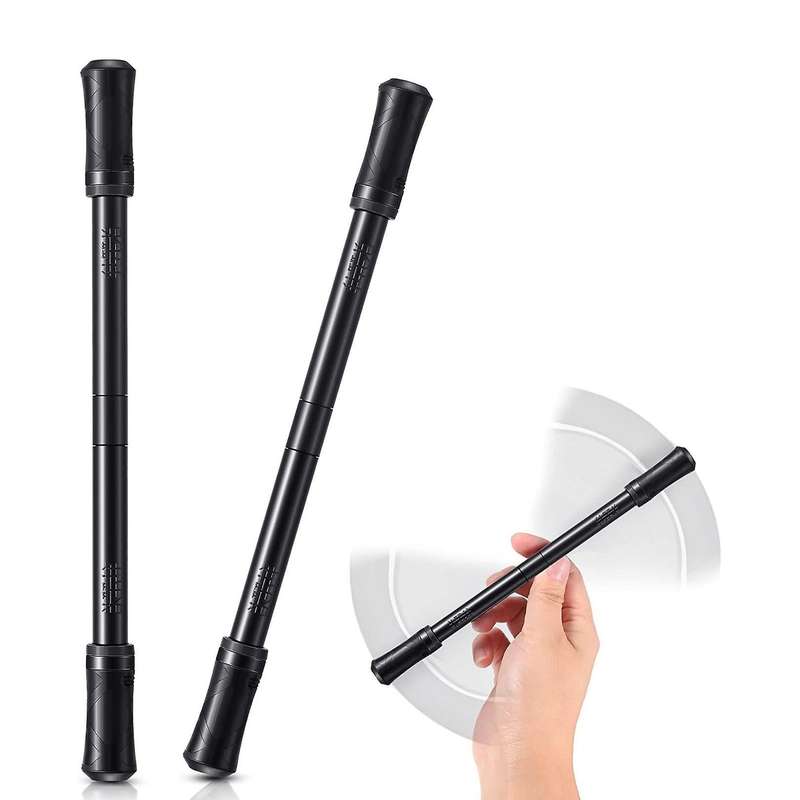 2 Pcs Flying Spinning Pen with Weighted Ball Finger Rotating Pen A