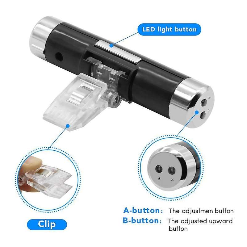 Car Lcd 2 In 1 Digital Clock Thermometer Clip-on Led , Only Celsius