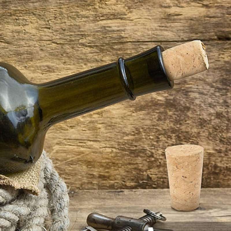 20pcs/lot Natural Wood Corks Cone Type Corks Plug Sealing Cap